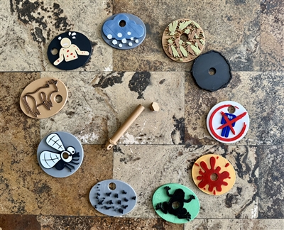 Ten Plagues & Staff SOLID