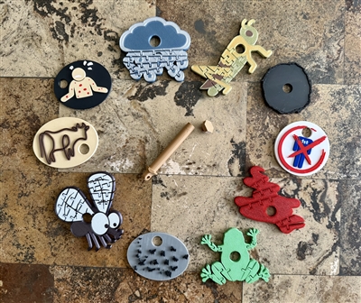 Ten Plagues & Staff w/FLEXIES