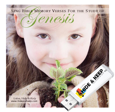 Genesis: Bible Memory Teaching USB drive